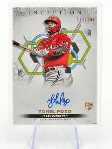 New Listing2022 Topps Inception Rookie & Emerging Stars Autographs #BRES-YP Yohel Pozo /299