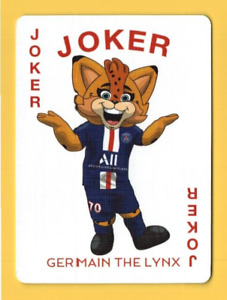 2019 Germain The Lynx Red Joker Official Paris Saint-Germaine PSG Playing Card