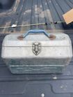 Vintage Metal Tackle Box Full of Miscellaneous Tackle & Reels