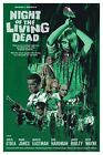 Mondo Paul Mann NIGHT OF THE LIVING DEAD movie art print poster GREEN VARIANT