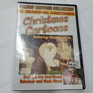 Christmas Cartoons 10 Cartoons Rudolph Christmas Visit Holidays DVD new