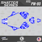 Graphics Kit for Yamaha PW80 (1990-2023) PW-80 PW 80 Shatter Series - Blue