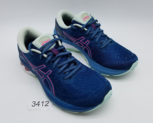 Asics Gel-Kayano 27 Women's Size 9 Running Shoes Blue Pink