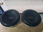 Pair ULTRA HIGH EXCURSION Subwoofer Audiobahn AW1005Q  (used).