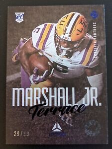 2021 Luminance Football Terrace Marshall Blue Parallel /99 Rookie #118 Panthers