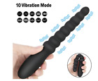 10 Speed Vibrator Beads Prostate Massager Dual Motor Stimulation For Men Women