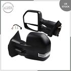 For 2015 2016 2017 Ford F150 Tow Mirrors Power Heated Puddle Light Turn Signal