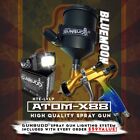 LVLP-MP ATOMX88 BLUEMOON Professional Spray Gun Car Detail 1.3 and 1.4 TIP Combo