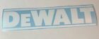 DEWALT Tools Logo Vinyl Decal High Quality Outdoor Sticker Die Cut Jobsite Work