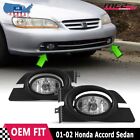 Clear Lens for 1998-2002 Accord Sedan 4 DOOR Replacement Fog Lights Wiring Kit (For: 2000 Honda Accord)