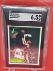 1981 Topps 82 Larry Bird 101e Super Action Hof Celtics 2nd Boston Yr Sgc 6.5
