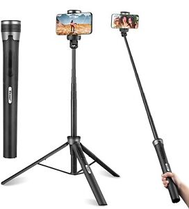 60'' Professional Selfie Stick Camera Phone Holder Tripod Stand for iPhone US