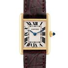 Cartier Tank Louis Small Yellow Gold Ladies Watch W1529856 Box Papers
