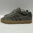 Mens  Adidas Busenitz Gray Brown With Gum Sole Suede Upper Classic Skate Size 10
