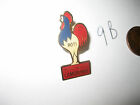 VINTAGE Roti Boucherie Cambronne ROOSTER COCK BIRD PIN BADGE FRANCE FRENCH