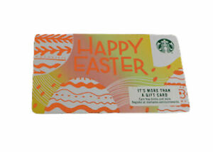 Starbucks 2019 HAPPY EASTER GIFT CARD 🐰 Printed On Recycled Paper