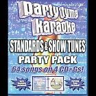 PARTY TYME KARAOKE STANDARDS SHOW TUNES PARTY PACK 4 DISCS 64 SONGS CD+G CD NEW