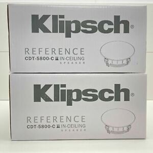 Klipsch CDT-5800-C II In-Ceiling Speaker NEW - 2 Pack (Pair)