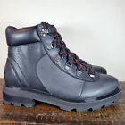 Sorel Lennox Hiker Womens Size 9 Lace Up Waterproof Ankle Boots Black Leather