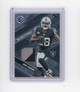2022 Panini Elements Josh Jacobs Electric Relic Jersey Patch /54 Raiders