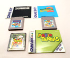 Nintendo Game Boy-Super Mario Land & 6 Golden Coins & GBC Mario Tennis w Manuals