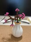 Lego Botanical Collection Flower Pot MOC Vase Chinese Cherry Blossom