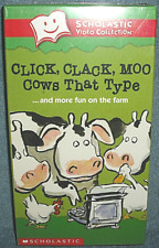 CLICK, CLACK, MOO COWS THAT TYPE AND MORE FUN ON THE FARM - VHS - NEW SEALED