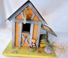 Vintage Handmade Wooden Birdhouse Fruit & Veg Stand. 8