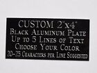 Custom Engraved Plate Aluminum 2