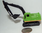 Small Die Cast Tracked Excavator in Green and Black