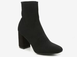 MIA Erika Fly Knit Booties Dress Boots Black From DSW & Nordstrom Rack Normcore