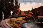 Postcard TRAIN SCENE Nehalem River Oregon OR AO0325
