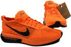 NIKE Air Max Flyknit Racer NN Lightweight Shoes- NEW- $160 orange/black sneakers