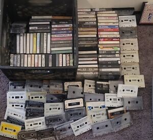 New ListingCassette Tapes Lot Bundle BIG Lot Vintage Untested No Reserve