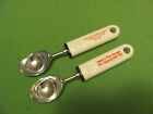 Lot of 2 Vintage Ice Cream Scoops with Advertising - 8
