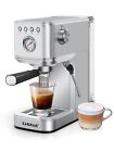 CHULUX Espresso Machine 20 Bar with Milk Frother Stainless Steel Automatic Es...