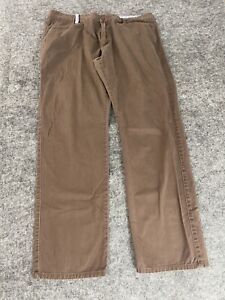 Toddland Pants Mens 38x31 Brown Chino Khaki Slim Fit Straight Leg Casual N120