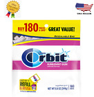 New Orbit Bubblemint Sugar Free Chewing Gum, Value Pack - 180 Ct Bag