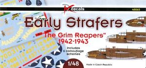 DK Decals 1/48 B-25C/D MITCHELL EARLY STRAFERS 