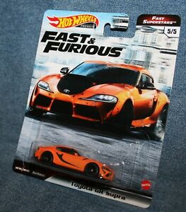 Hot Wheels Premium TOYOTA GR SUPRA Fast & Furious Superstars 5/5 Orange