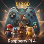 RetroPie - Ready2Play Micro-SD 512 GB Raspberry PI 4 [4/8 GB] NEW BUILD
