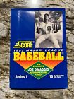 1992 Score Baseball Card Series 1 Full Box 36 packs Griffey DiMaggio