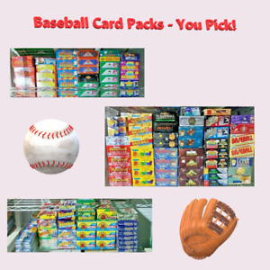 Unopened Baseball Card Packs Donruss Topps Score MLB VTG- You Pick + Bonus HOF