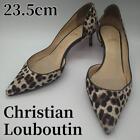Christian Louboutin Pumps Leather Leopard EU37/US7 05184c