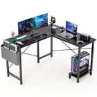 50 Inch L Shaped Gaming Computer Desk-Modern Corner Workstation W/  CPU Stand