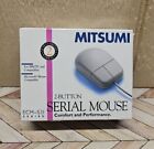 New Mitsumi 2-Button Serial Mouse ECM-S31 for IBM PC and Compatibles Vintage
