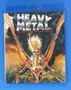 Heavy Metal 1981 Blu-Ray Disc Set 2011 Used Rock 'N Roll Adult Animated Movie