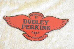 New ListingVintage Dudley Perkins Harley Davidson Porcelain Sign