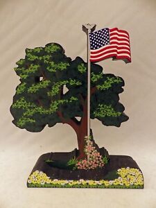 Shelia's Collectibles - Celebrate America - Custom piece with USA Flag - # C0086