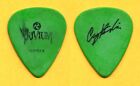 Trivium Corey Beaulieu Signature Concert-Used Green Guitar Pick - 20o6 Tour